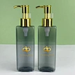 hot sale 4oz bottles with pump plastic square pet luxury plastic bottle
